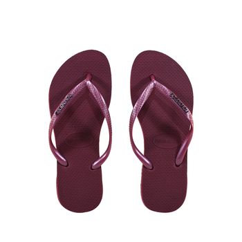 Chinelo-de-Dedo-Amaranto-Slim-Logo-Metallic-|-Havaianas-Tamanho--33---Cor--AMARANTO-0